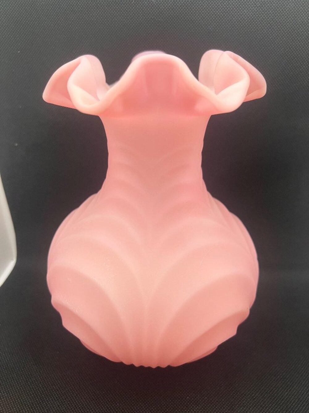 Fenton Rose Pink Drapery Vase Drape Pattern READ